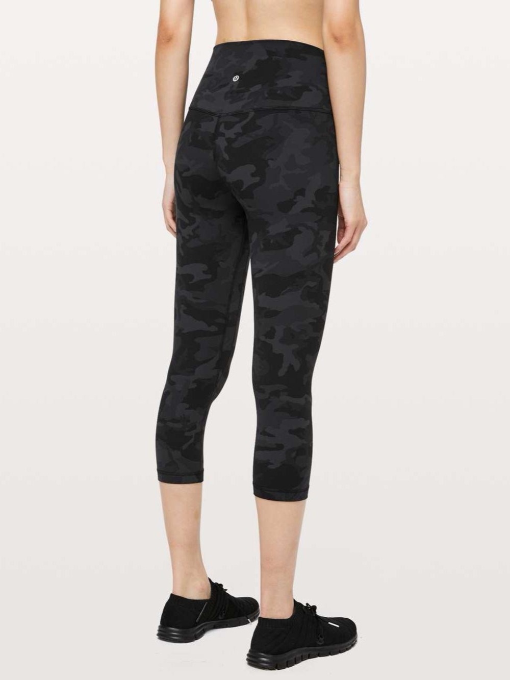 lululemon align Black Camo High-Rise Crop Leggings